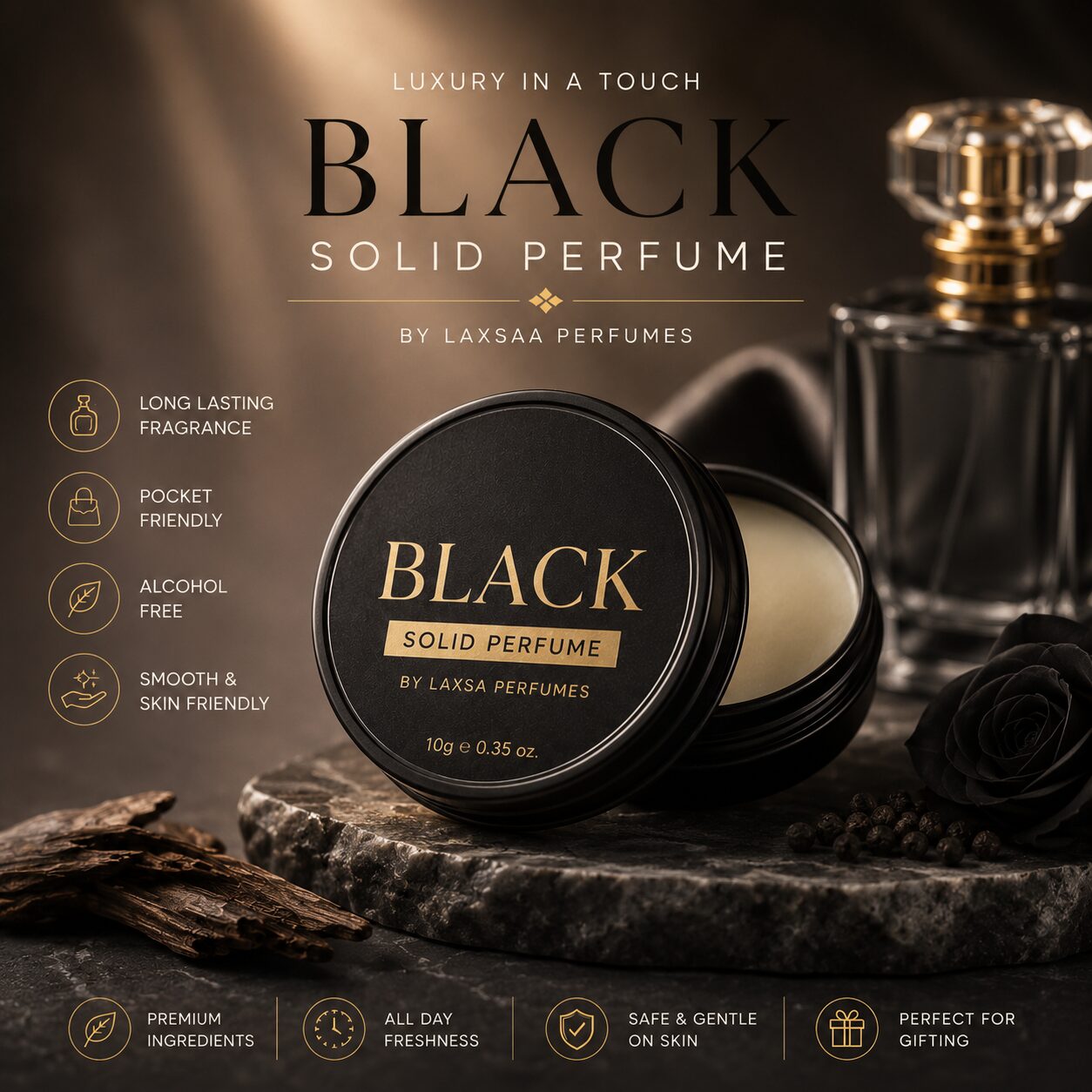 Black Solid Perfume
