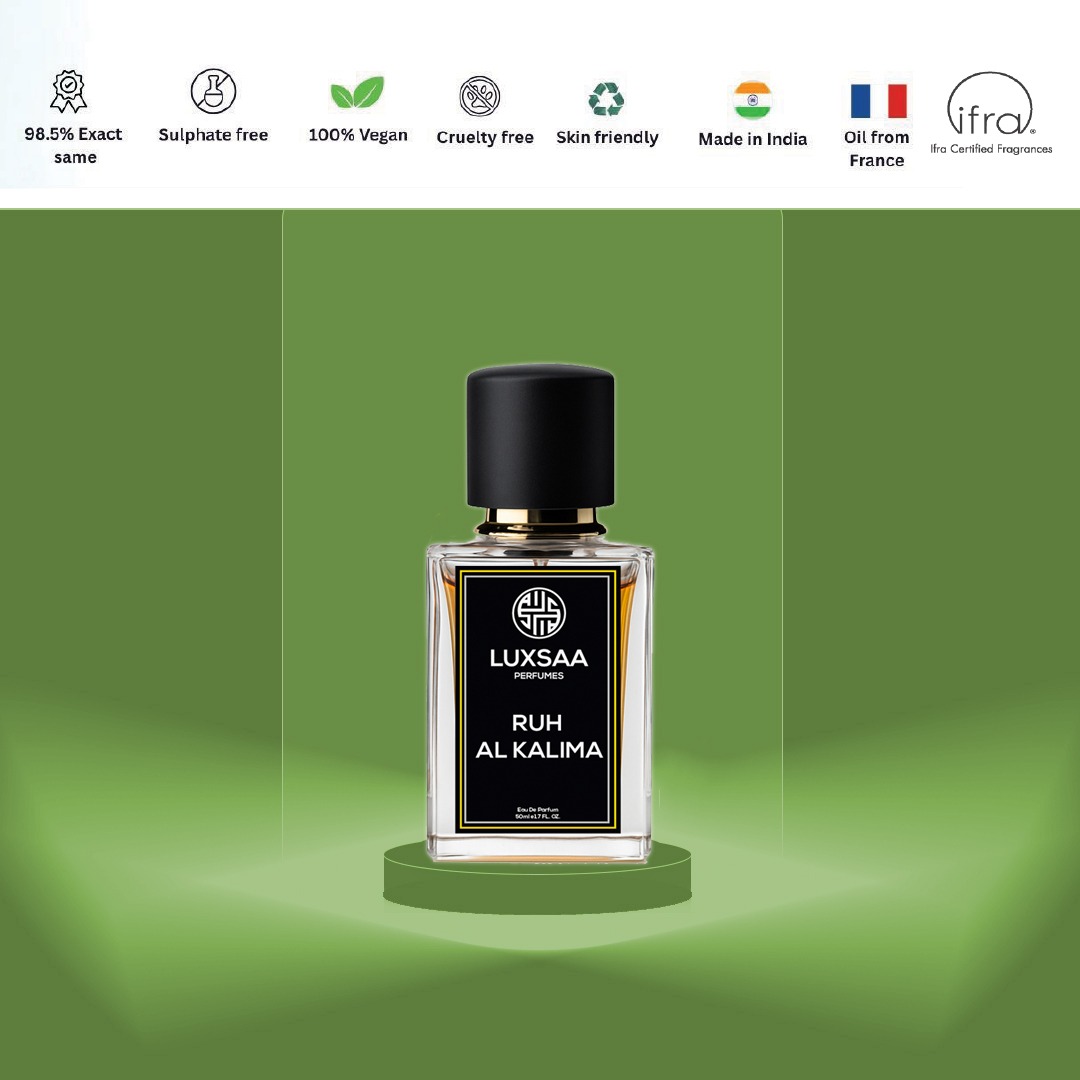 Laxsa Ruh al Kalima Perfume for women and men 50ml | Long Lasting Oriental fragrance - Image 2