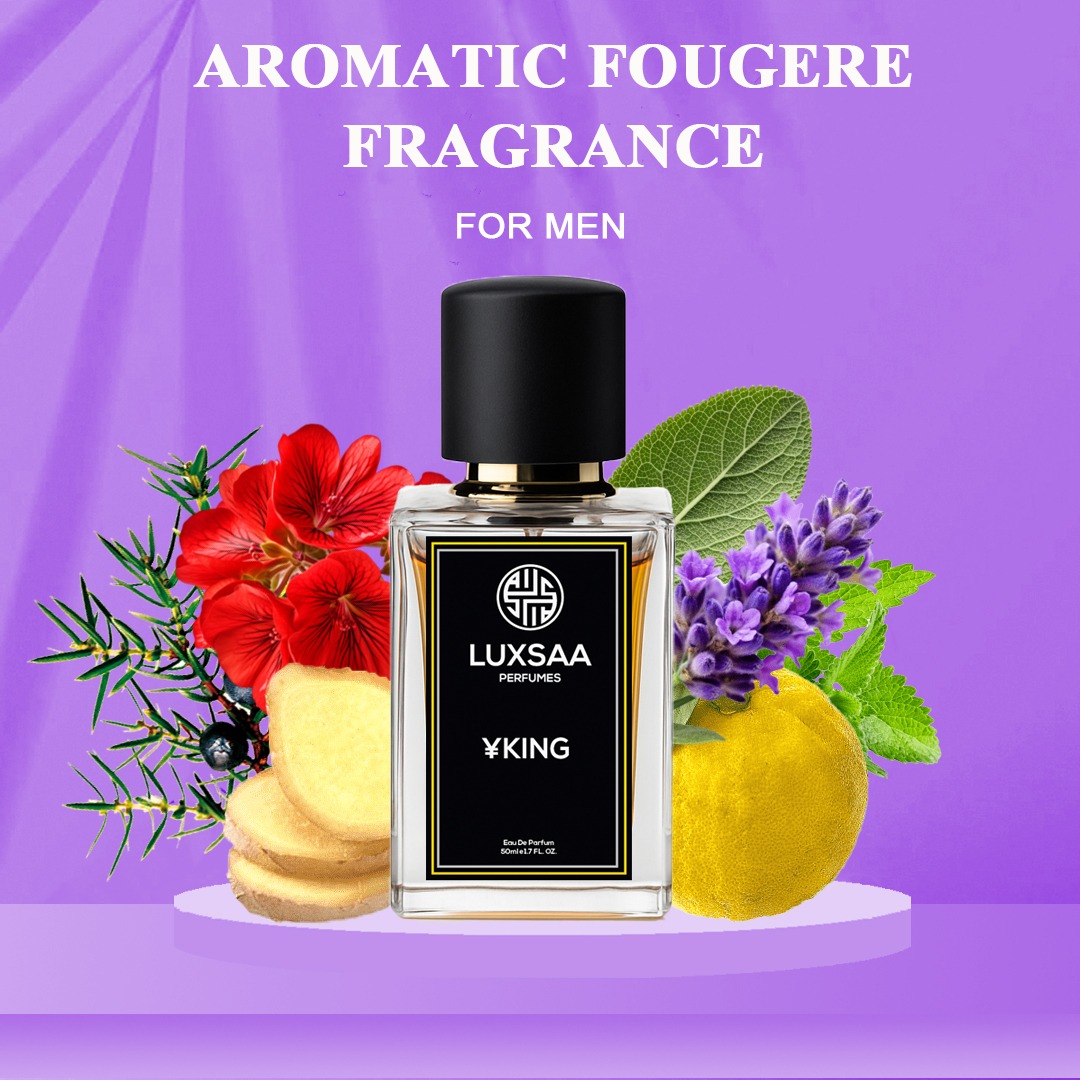 Laxsa Y King Perfume for Men 50ml | Long Lasting Aromatic Fougere fragrance