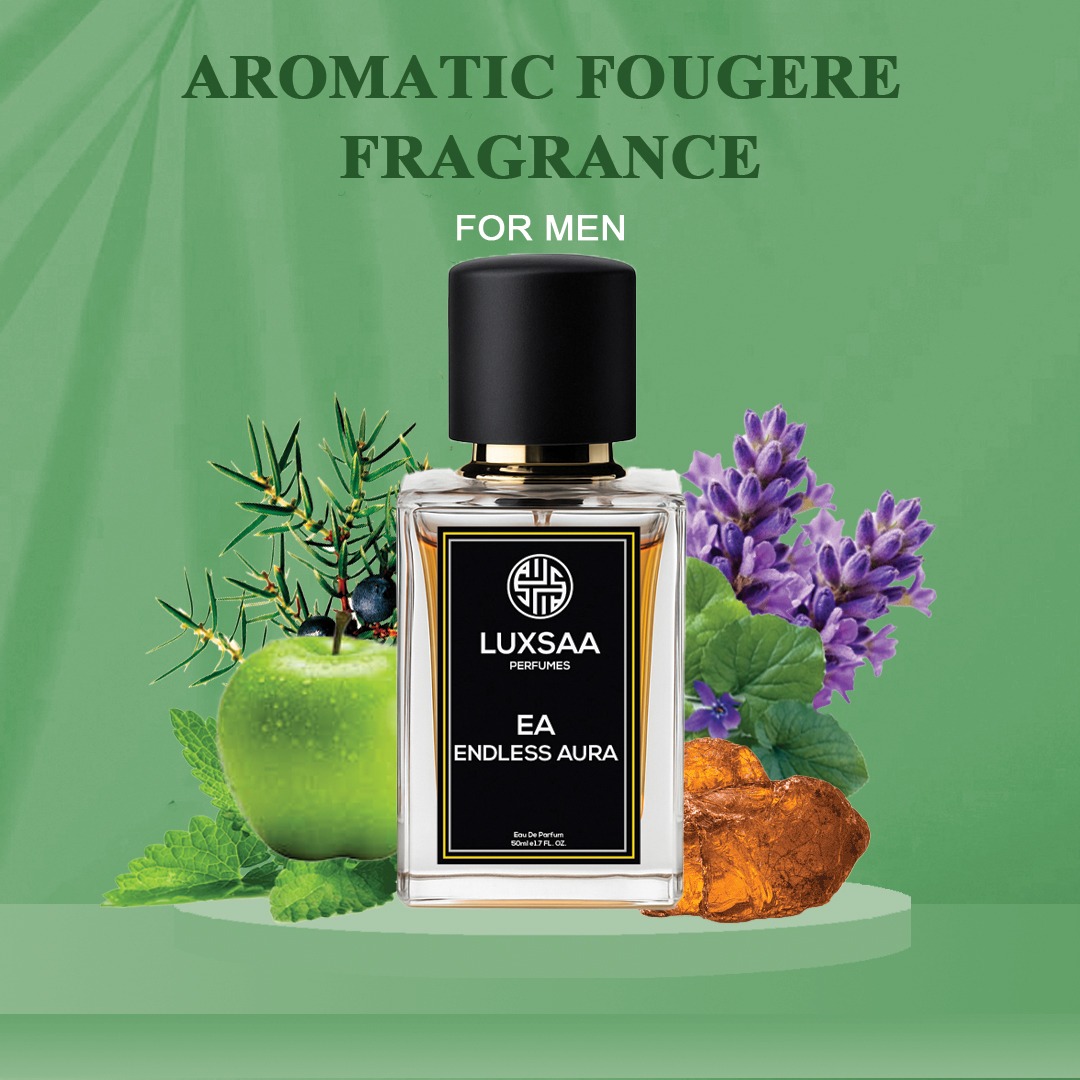 Laxsa Endless Aura Perfume for Men 50ml | Long Lasting Aromatic Fougere fragrance