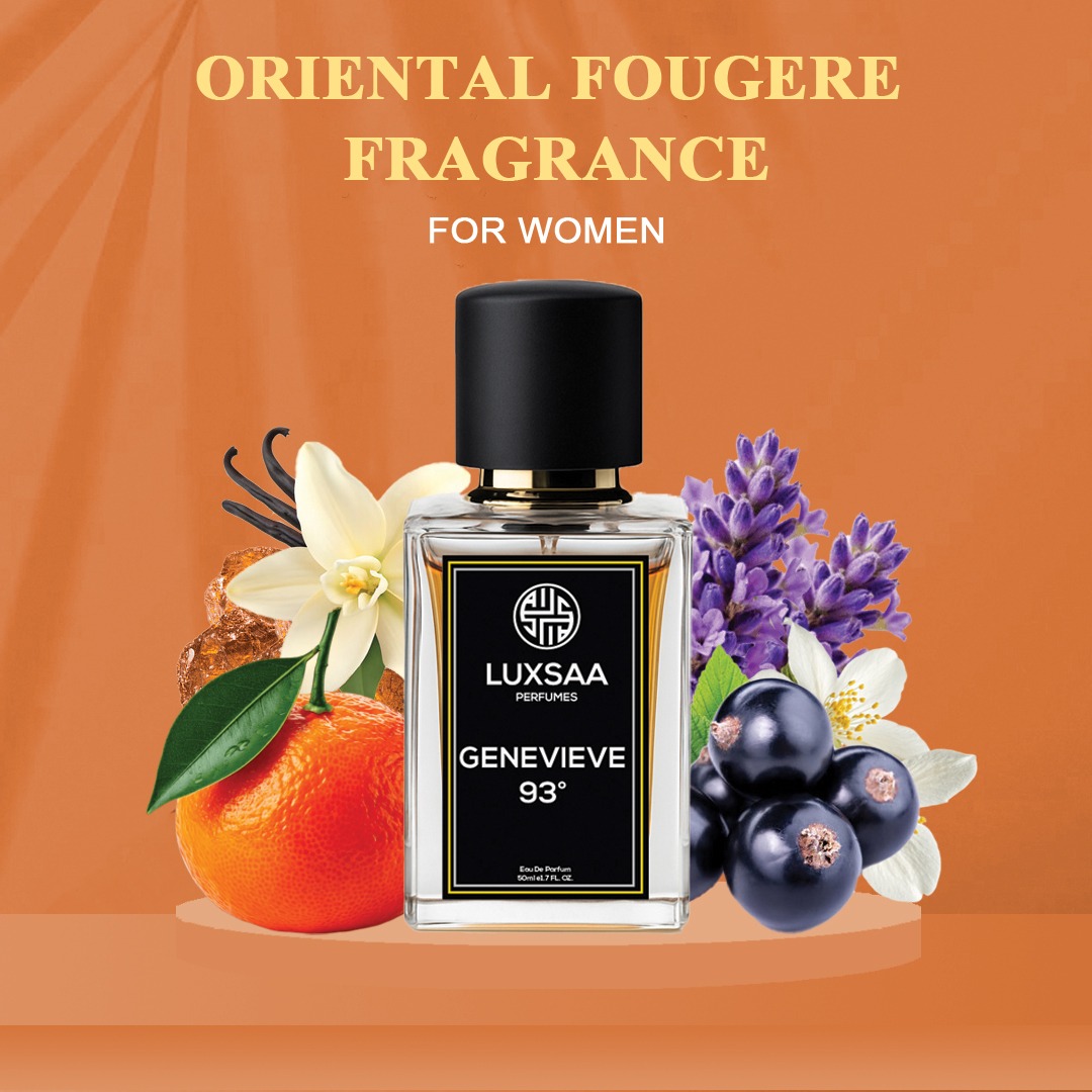Laxsa Genevieve 93′ Perfume for Women 50ml | Long Lasting Oriental Fougere fragrance
