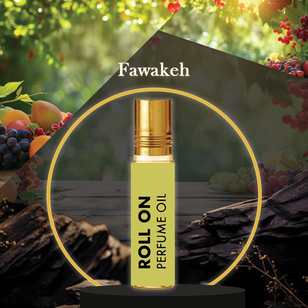 Laxsa Fawakeh Non Alcoholic Roll-On Attar Perfume Oil 8ml